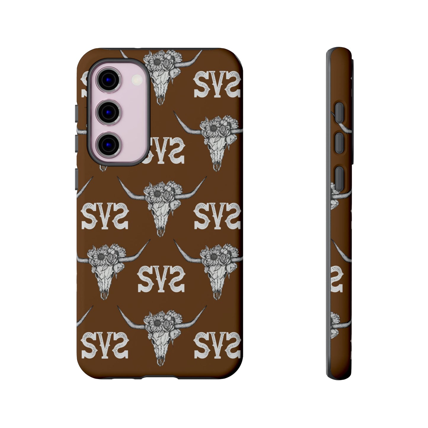 Blooms & Bone | Brown Phone Case