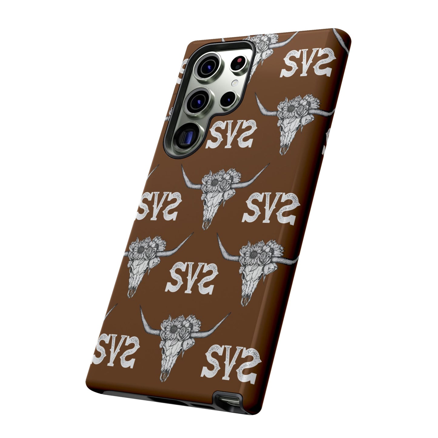 Blooms & Bone | Brown Phone Case