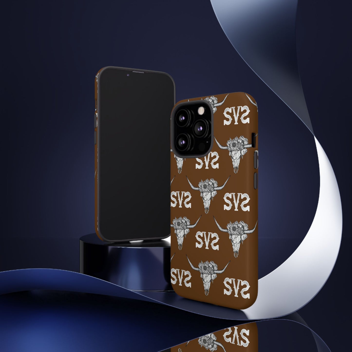 Blooms & Bone | Brown Phone Case