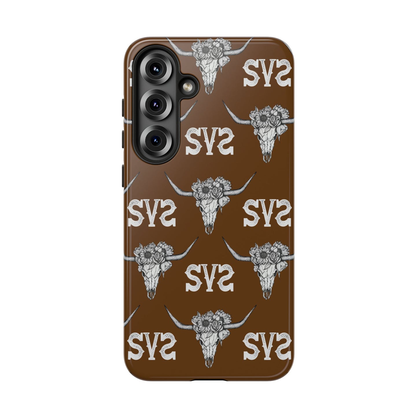 Blooms & Bone | Brown Phone Case