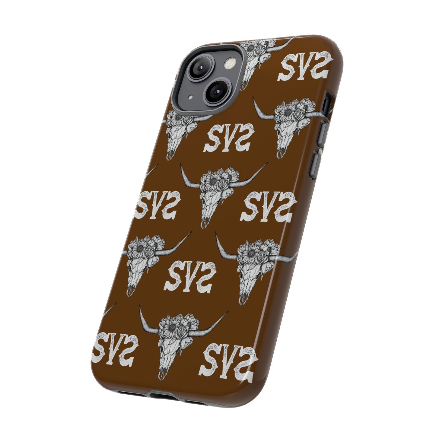 Blooms & Bone | Brown Phone Case