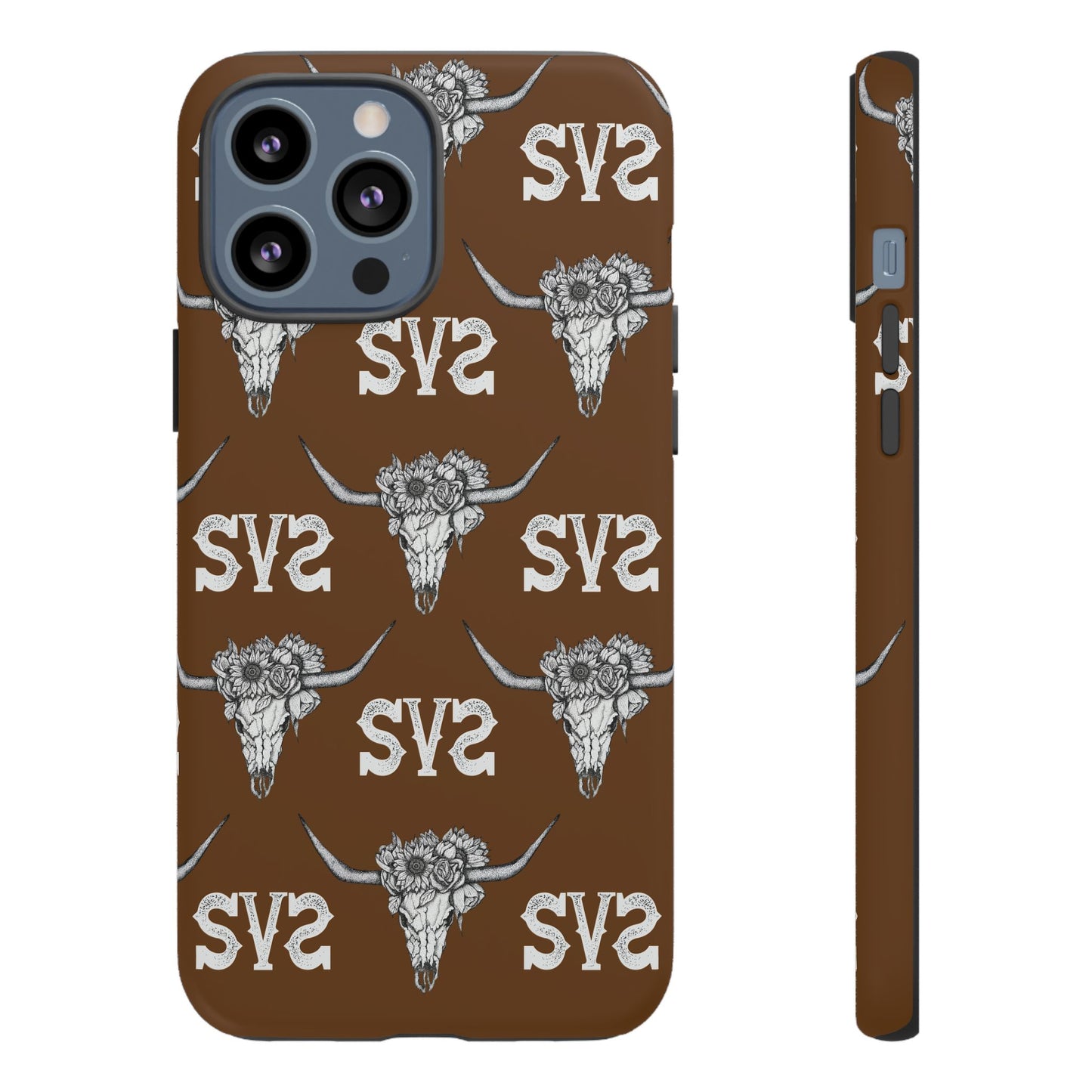 Blooms & Bone | Brown Phone Case