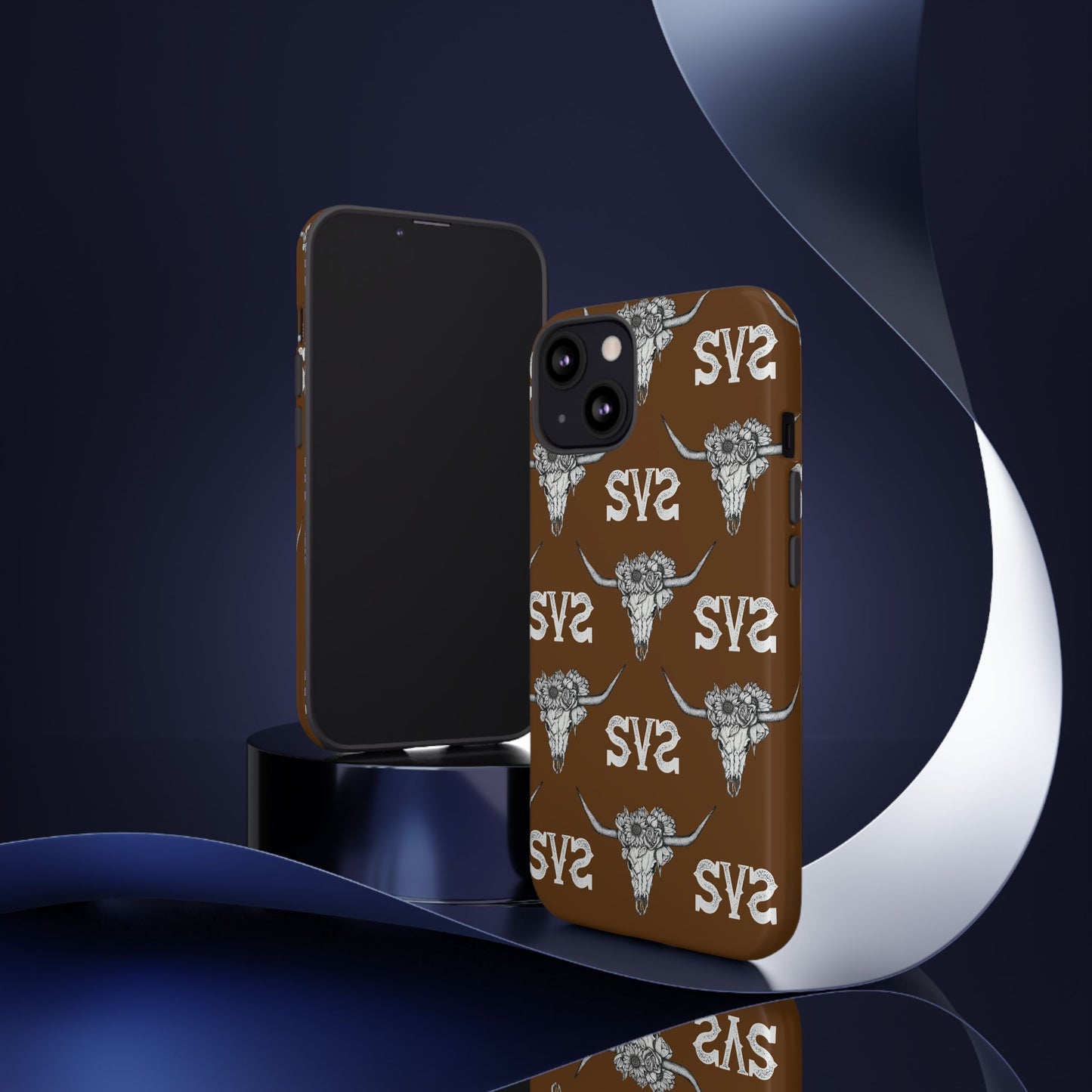Blooms & Bone | Brown Phone Case