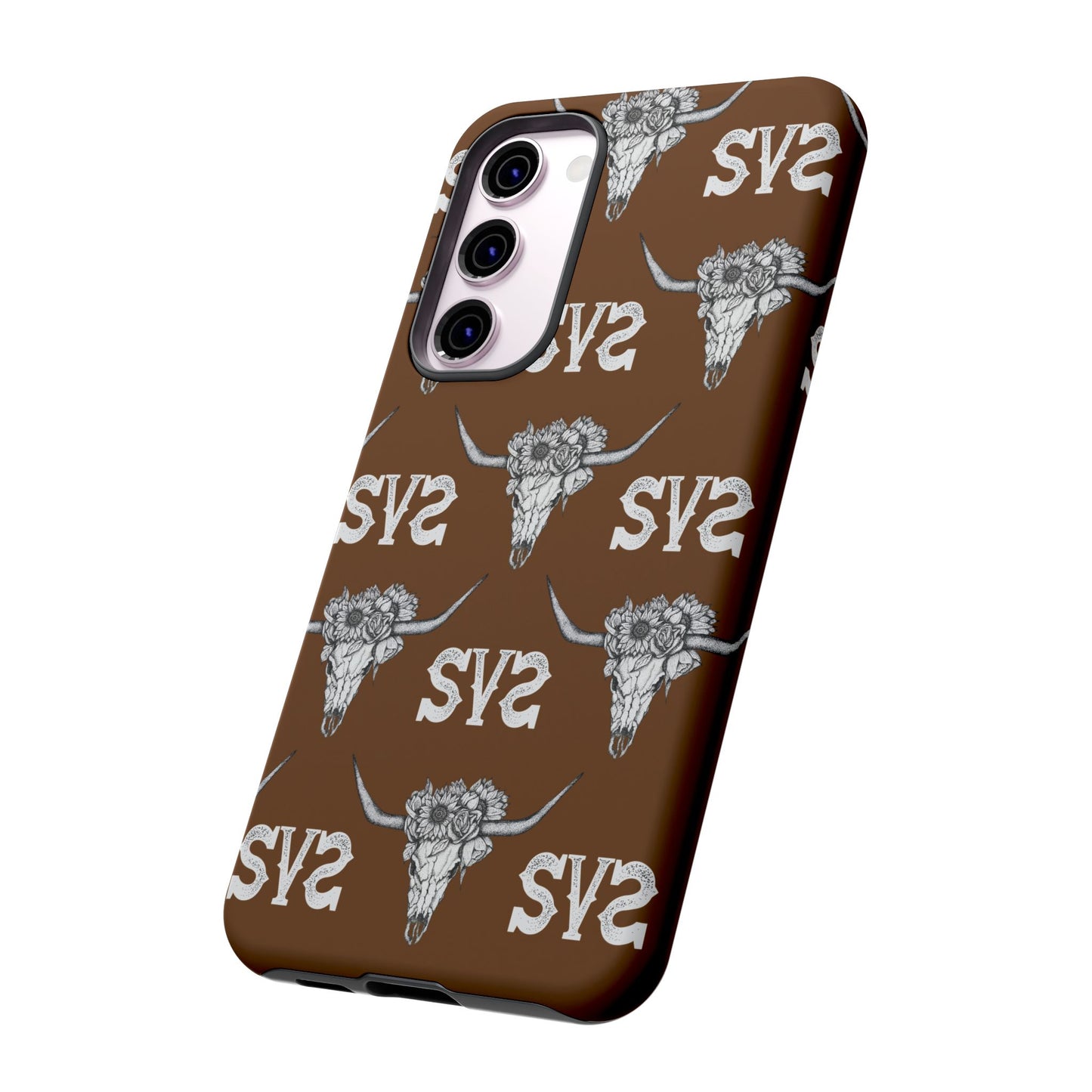 Blooms & Bone | Brown Phone Case
