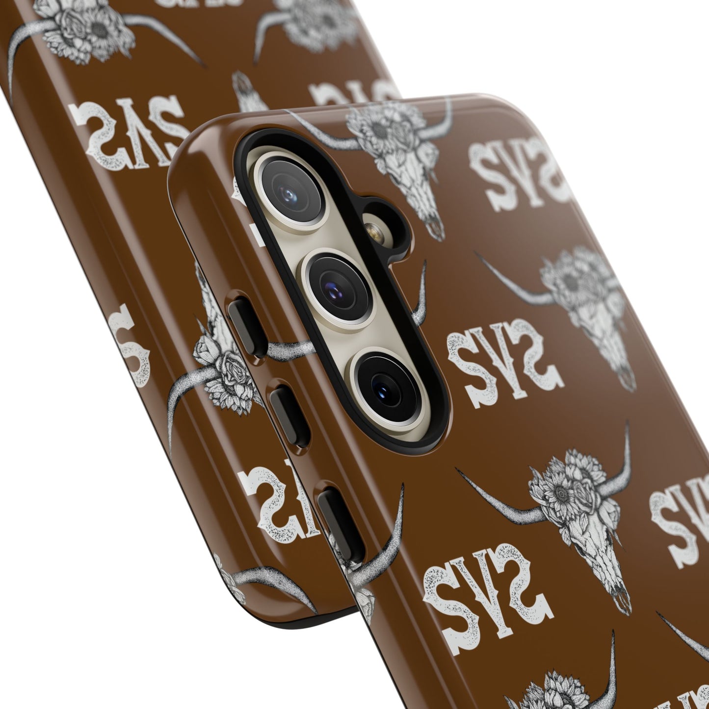 Blooms & Bone | Brown Phone Case