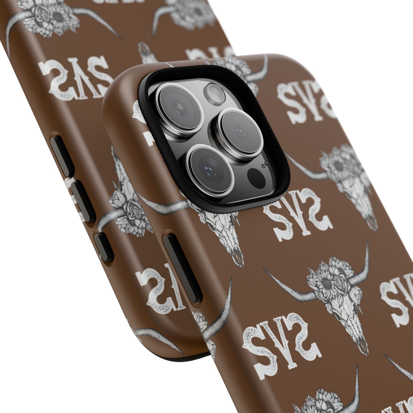 Blooms & Bone | Brown Phone Case
