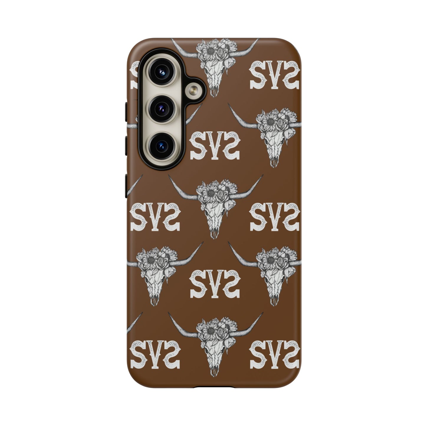 Blooms & Bone | Brown Phone Case