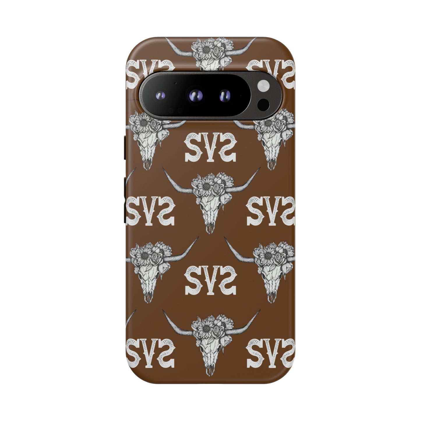 Blooms & Bone | Brown Phone Case