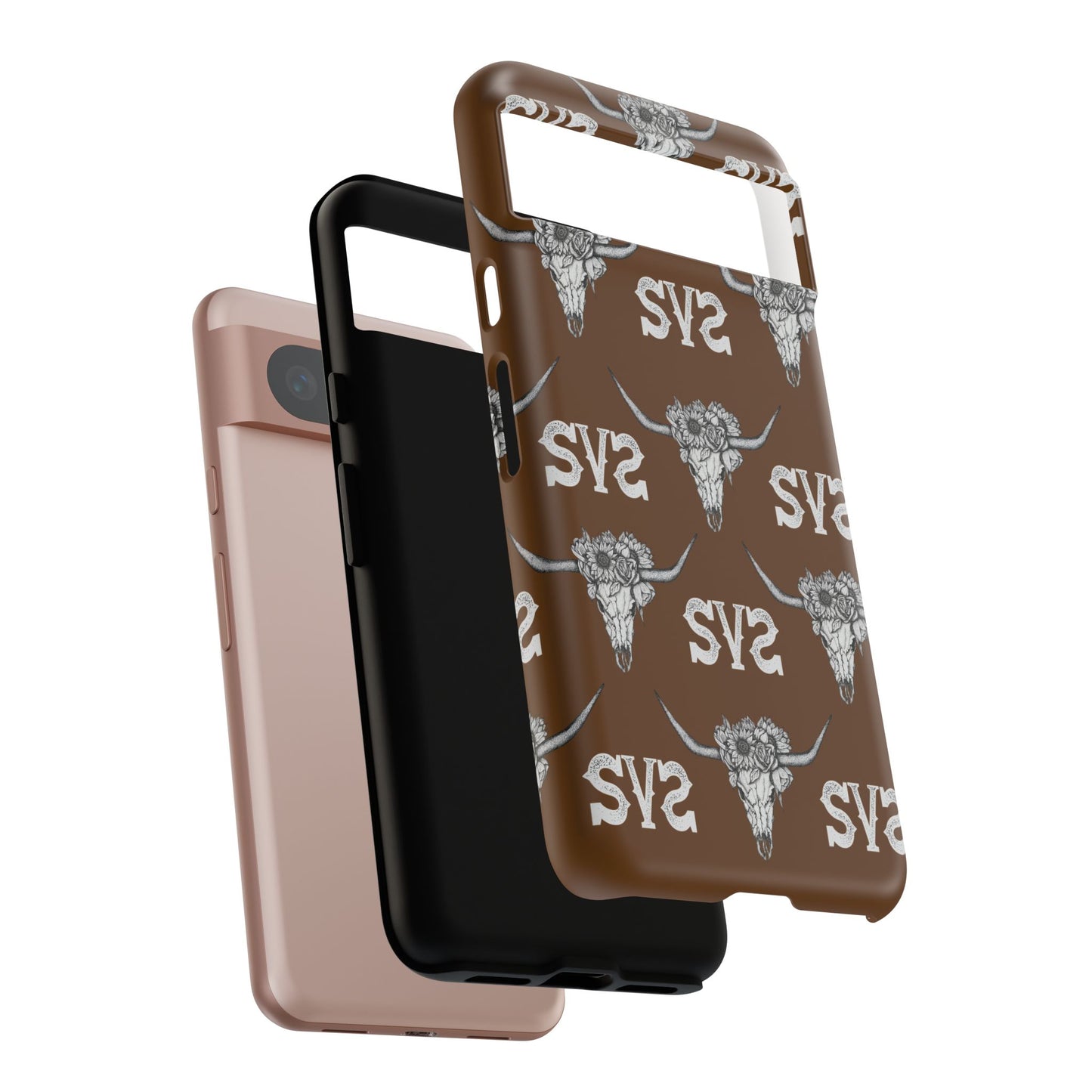 Blooms & Bone | Brown Phone Case