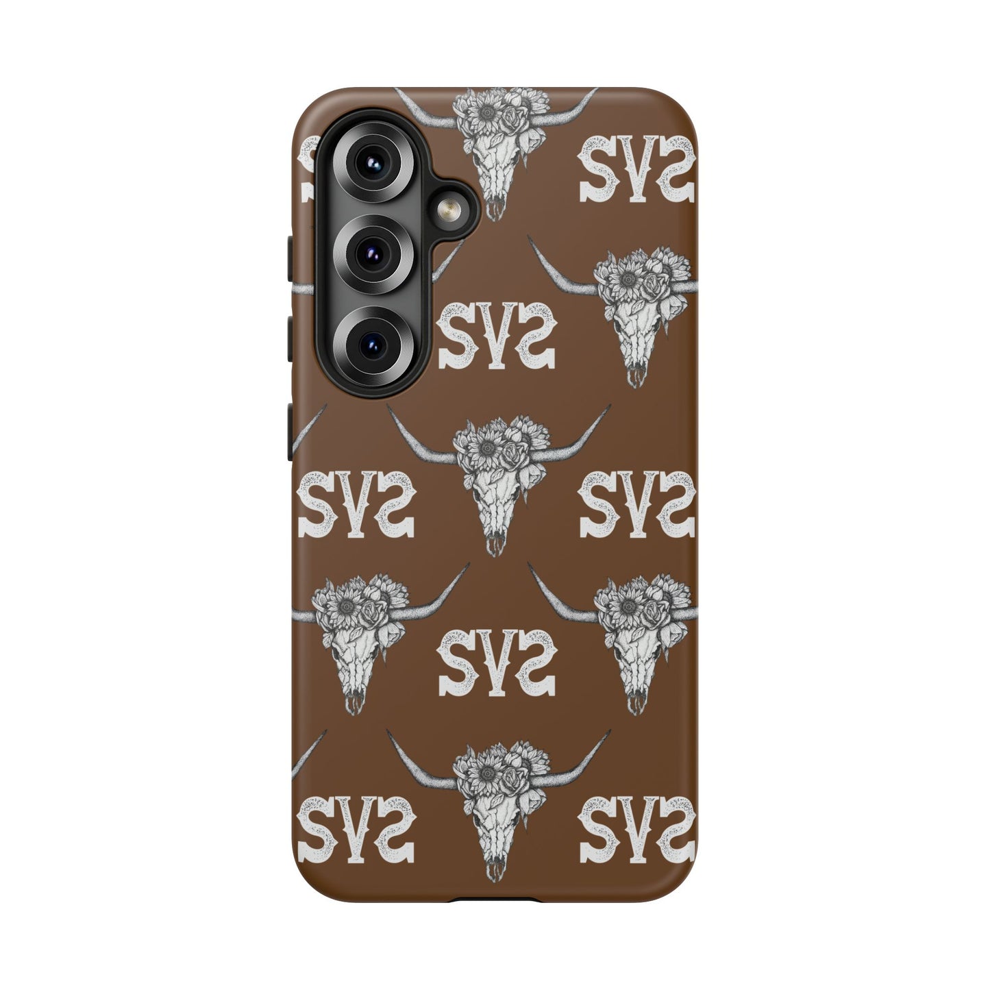 Blooms & Bone | Brown Phone Case