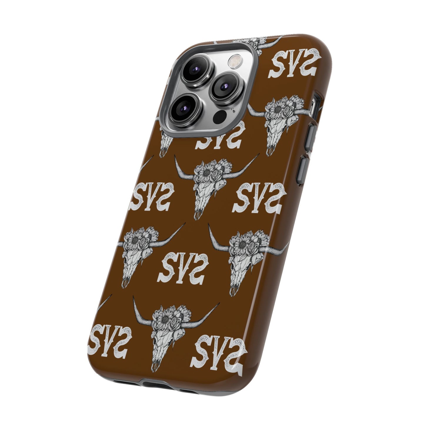 Blooms & Bone | Brown Phone Case