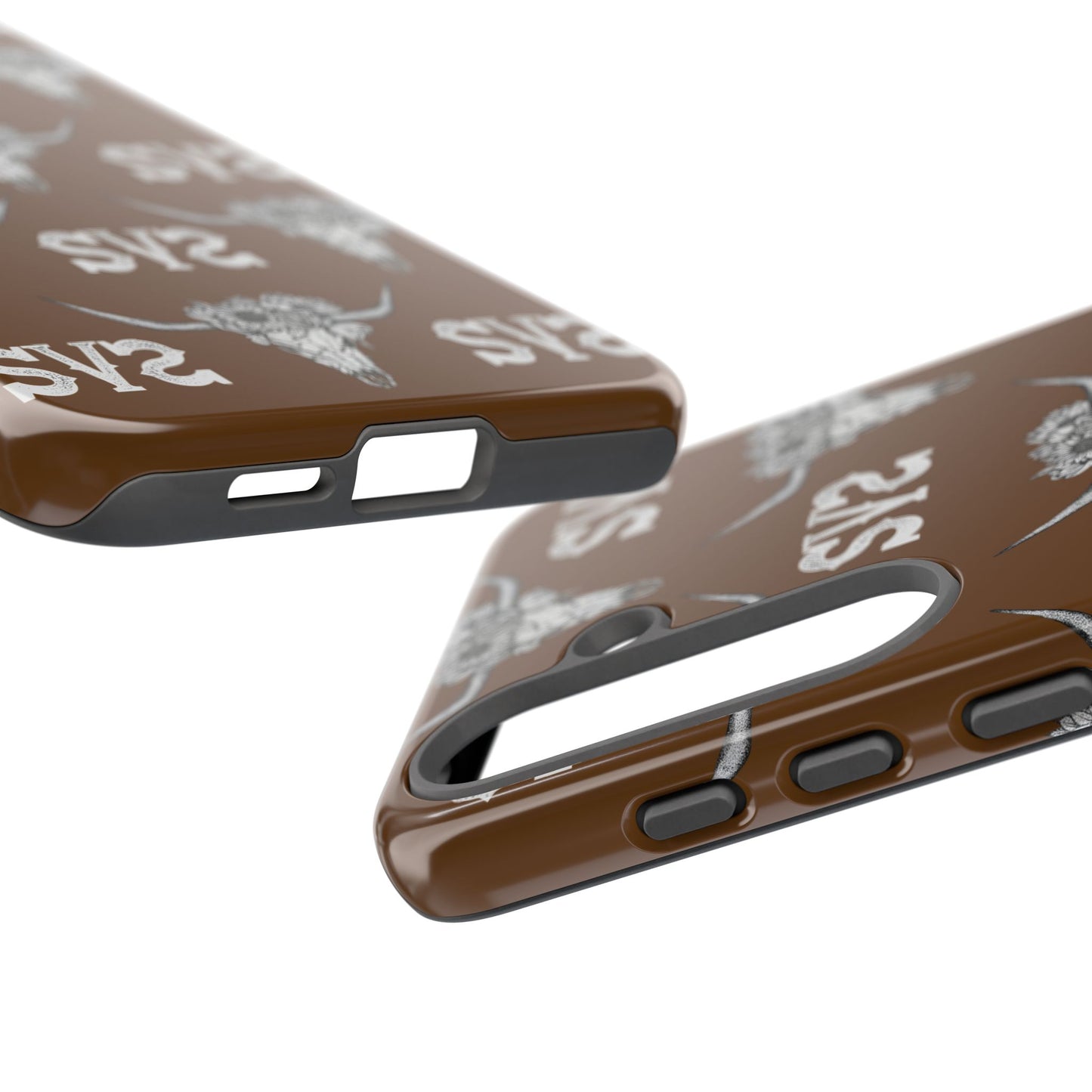 Blooms & Bone | Brown Phone Case