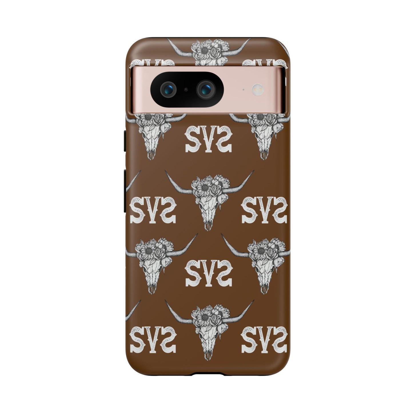 Blooms & Bone | Brown Phone Case