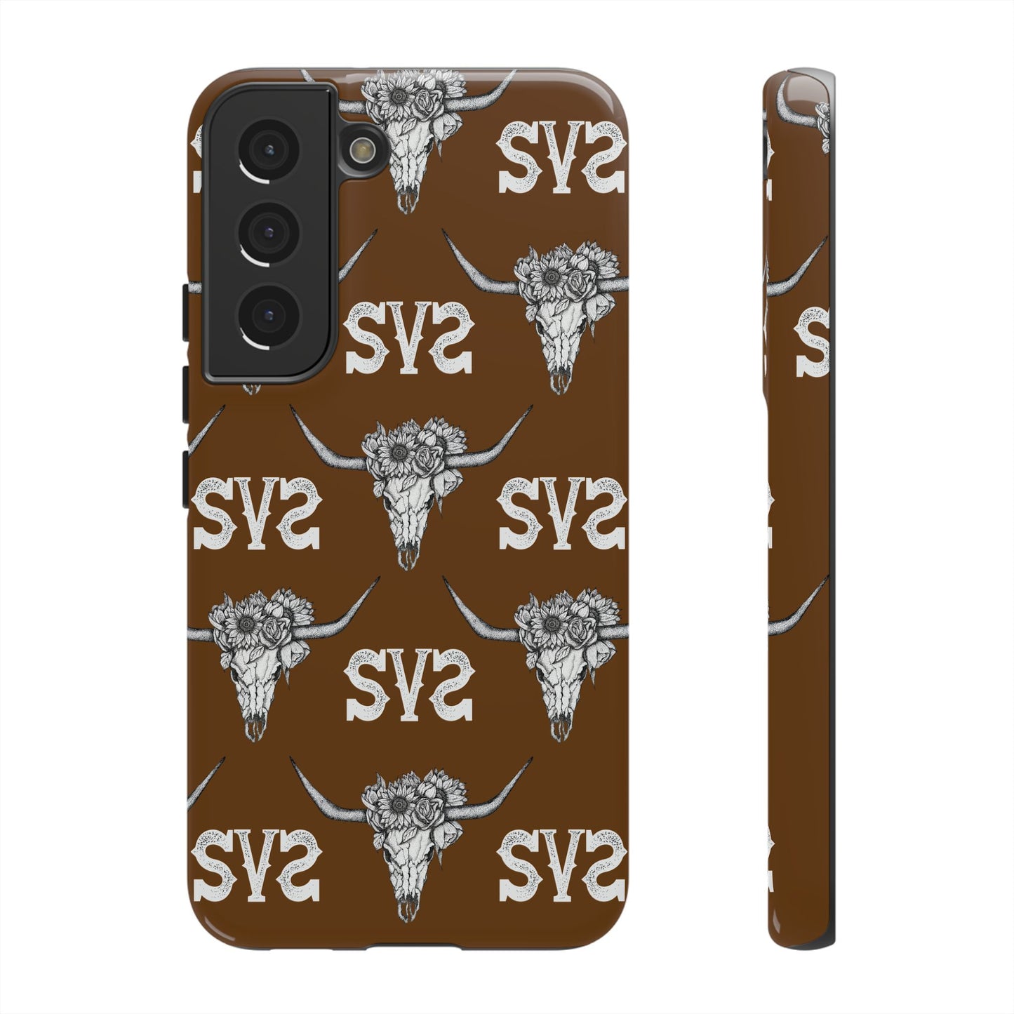Blooms & Bone | Brown Phone Case