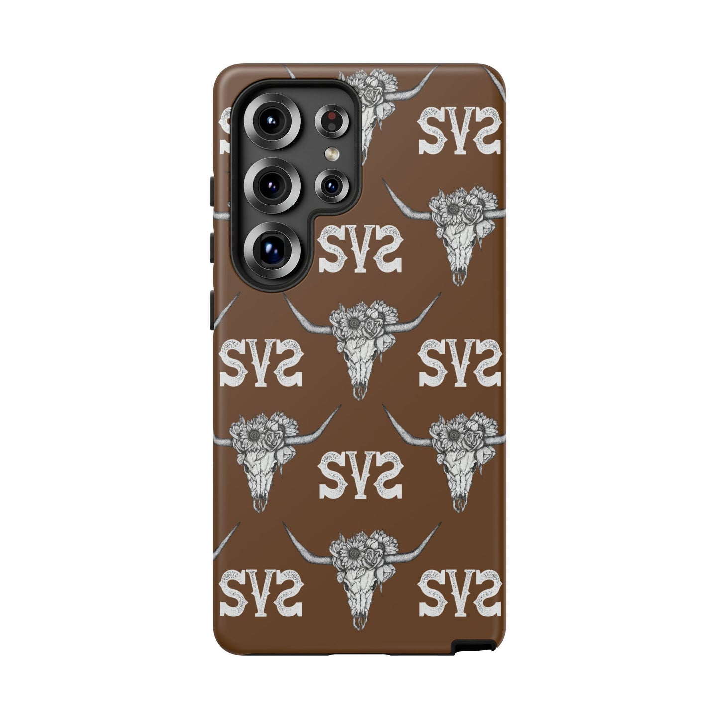 Blooms & Bone | Brown Phone Case