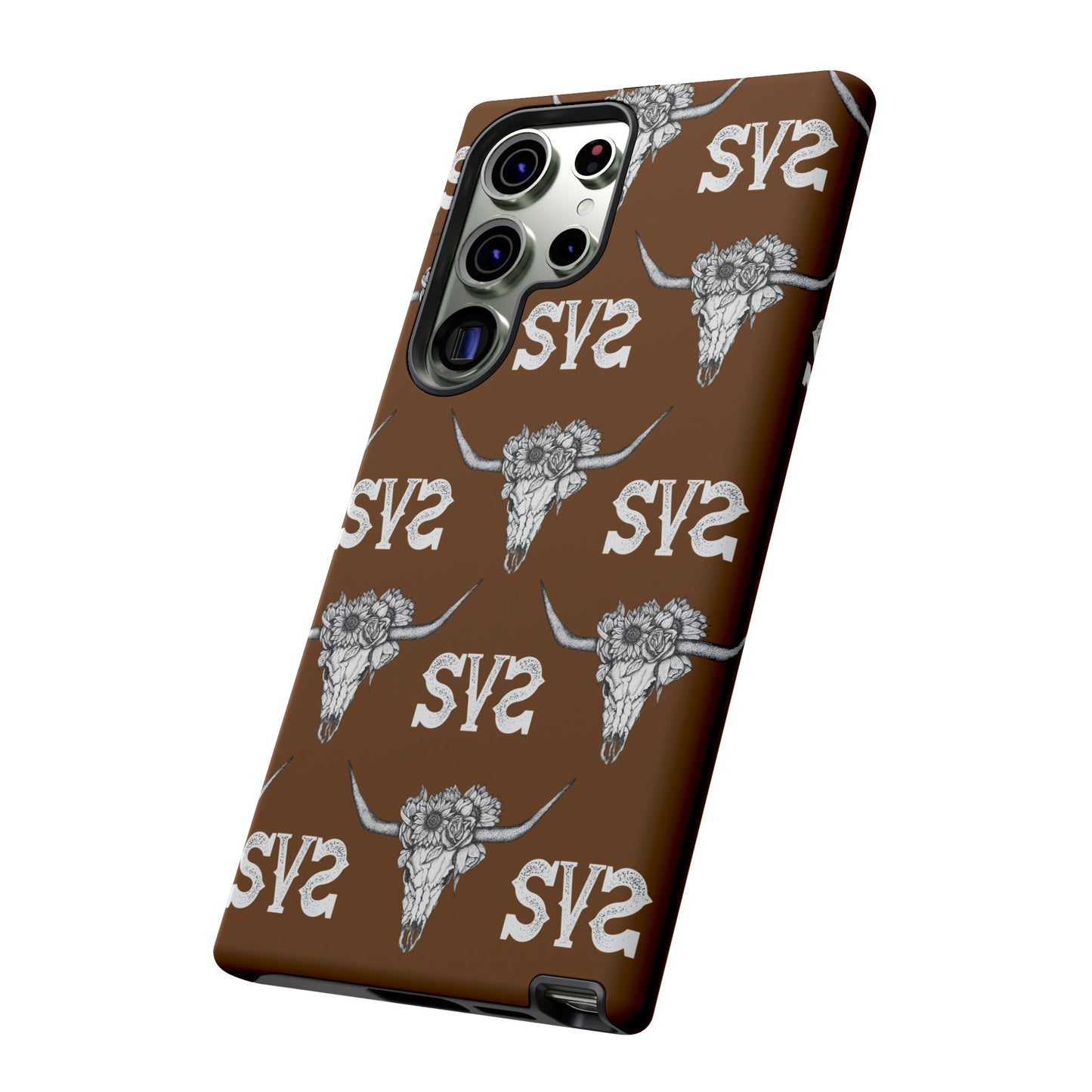 Blooms & Bone | Brown Phone Case
