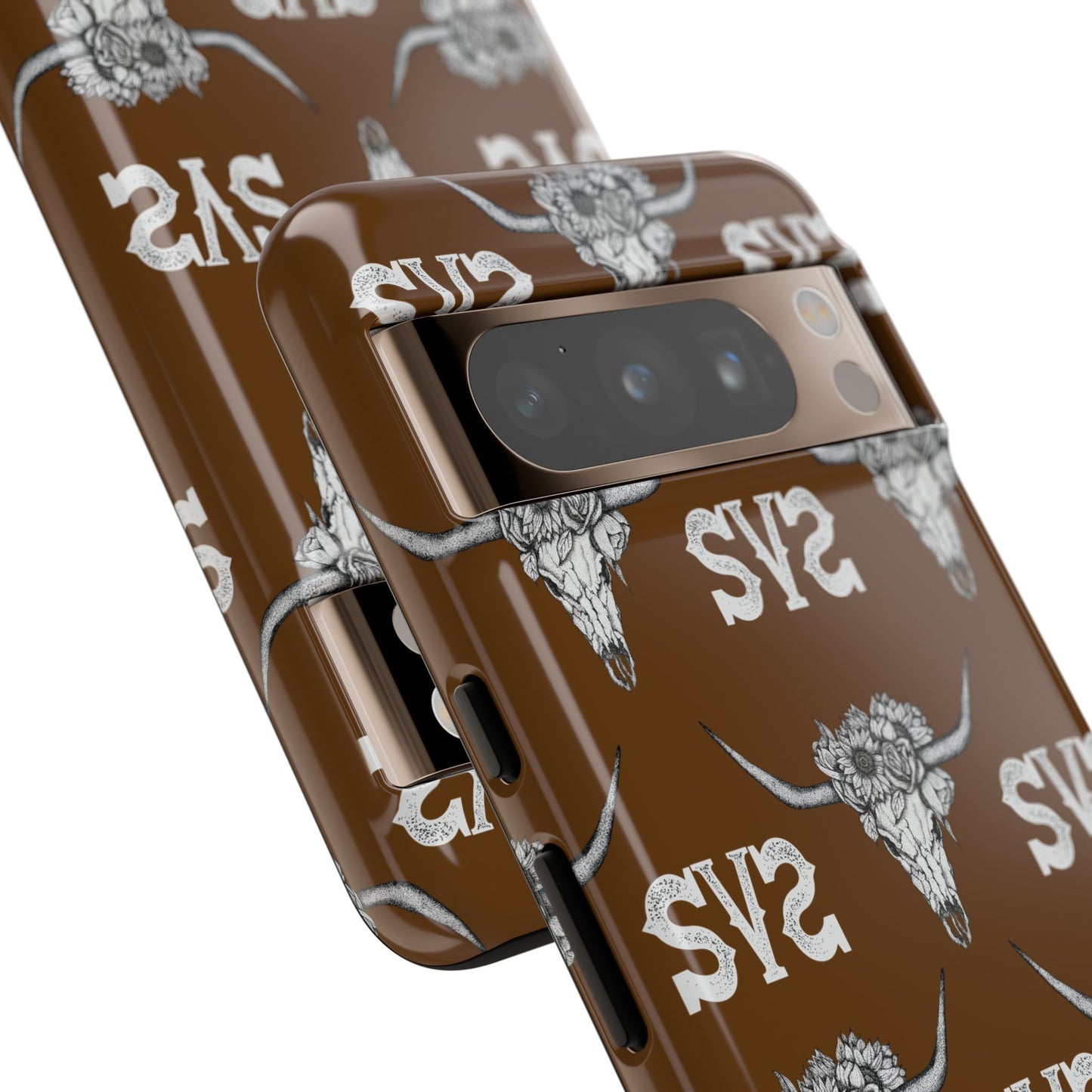 Blooms & Bone | Brown Phone Case