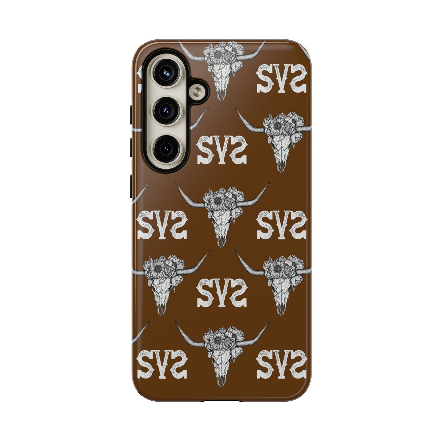 Blooms & Bone | Brown Phone Case