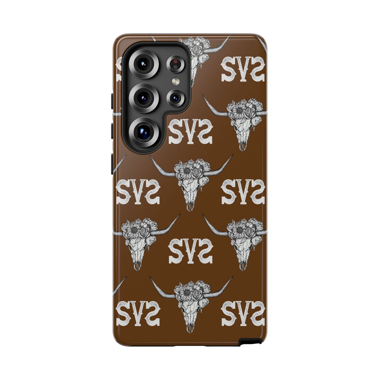 Blooms & Bone | Brown Phone Case