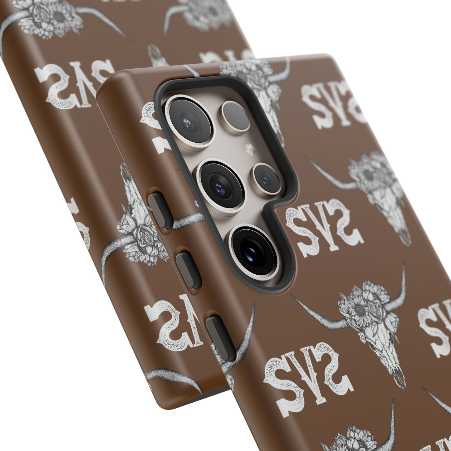 Blooms & Bone | Brown Phone Case