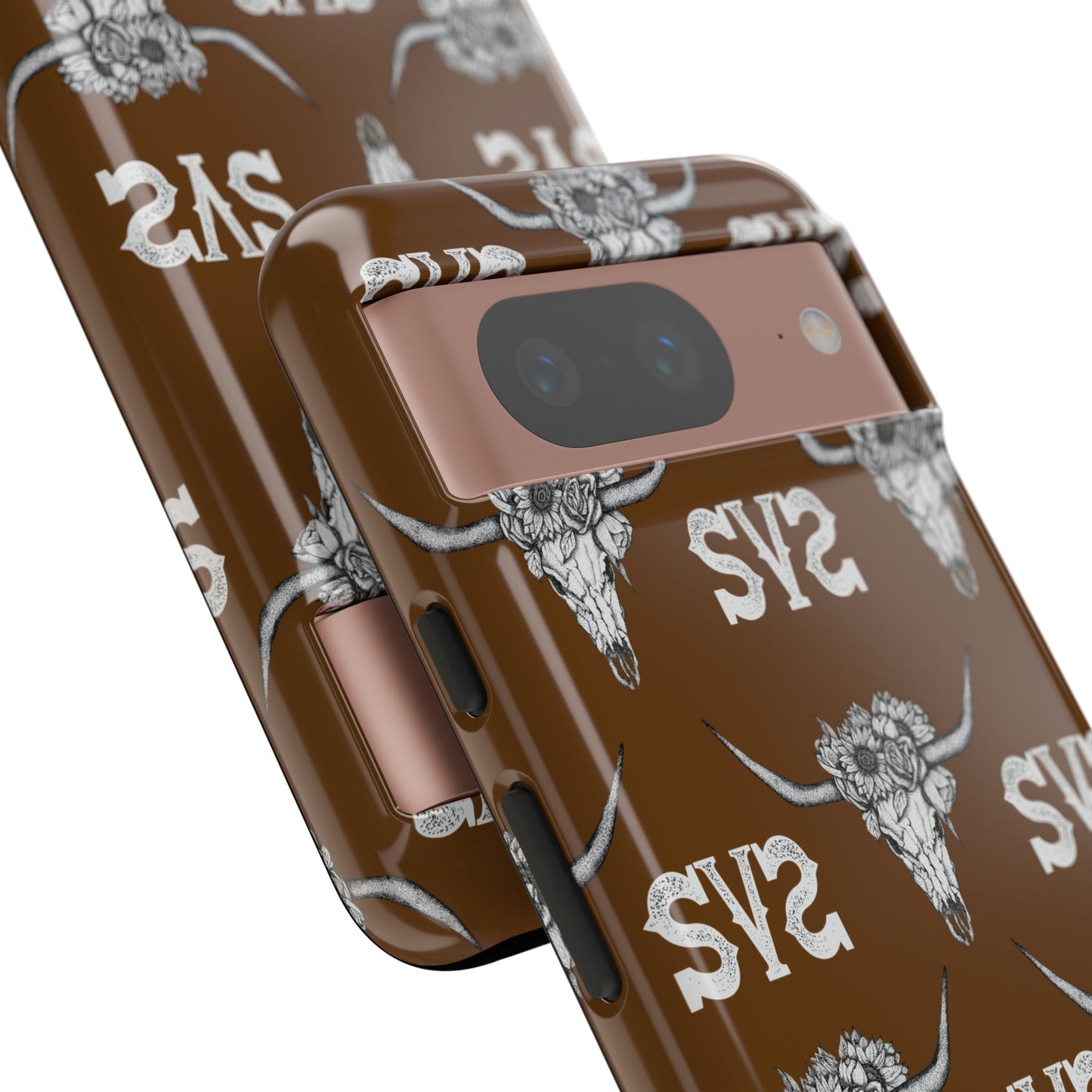 Blooms & Bone | Brown Phone Case