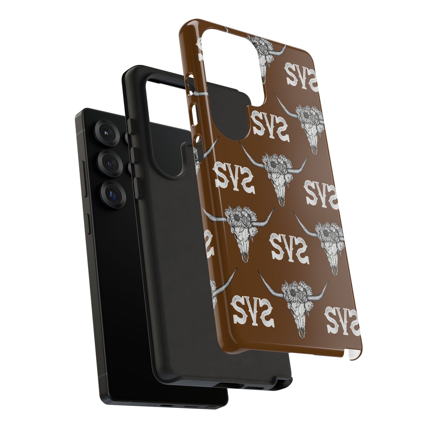 Blooms & Bone | Brown Phone Case