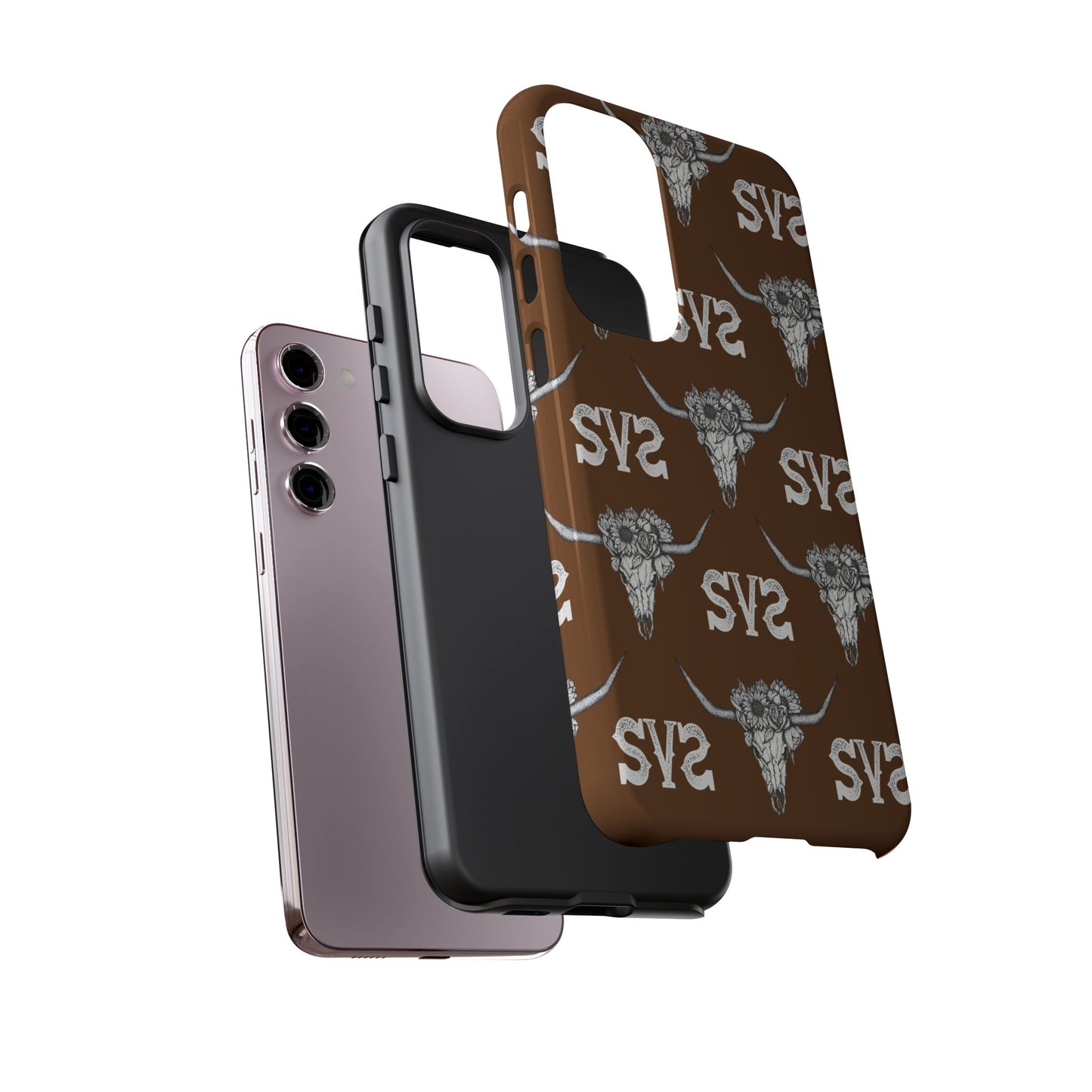 Blooms & Bone | Brown Phone Case