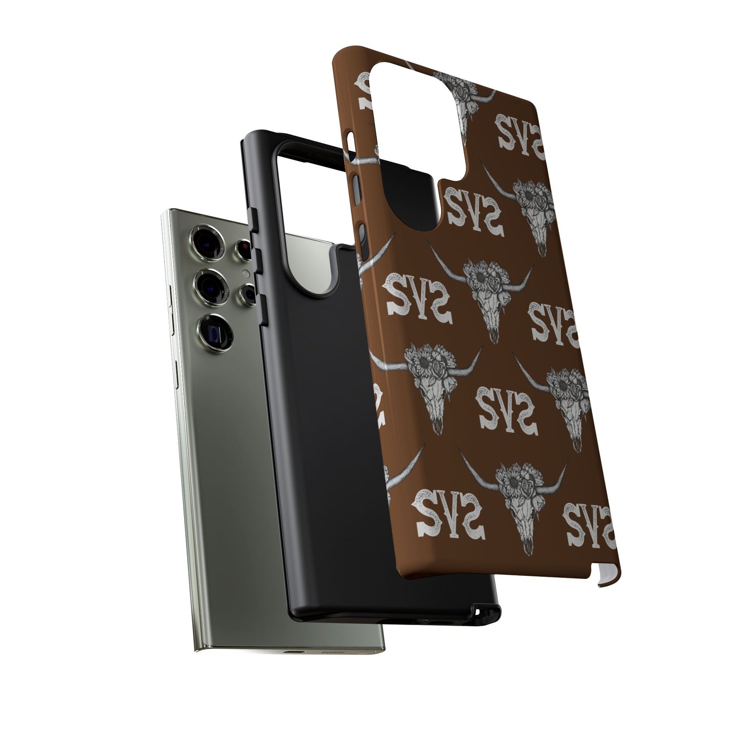 Blooms & Bone | Brown Phone Case