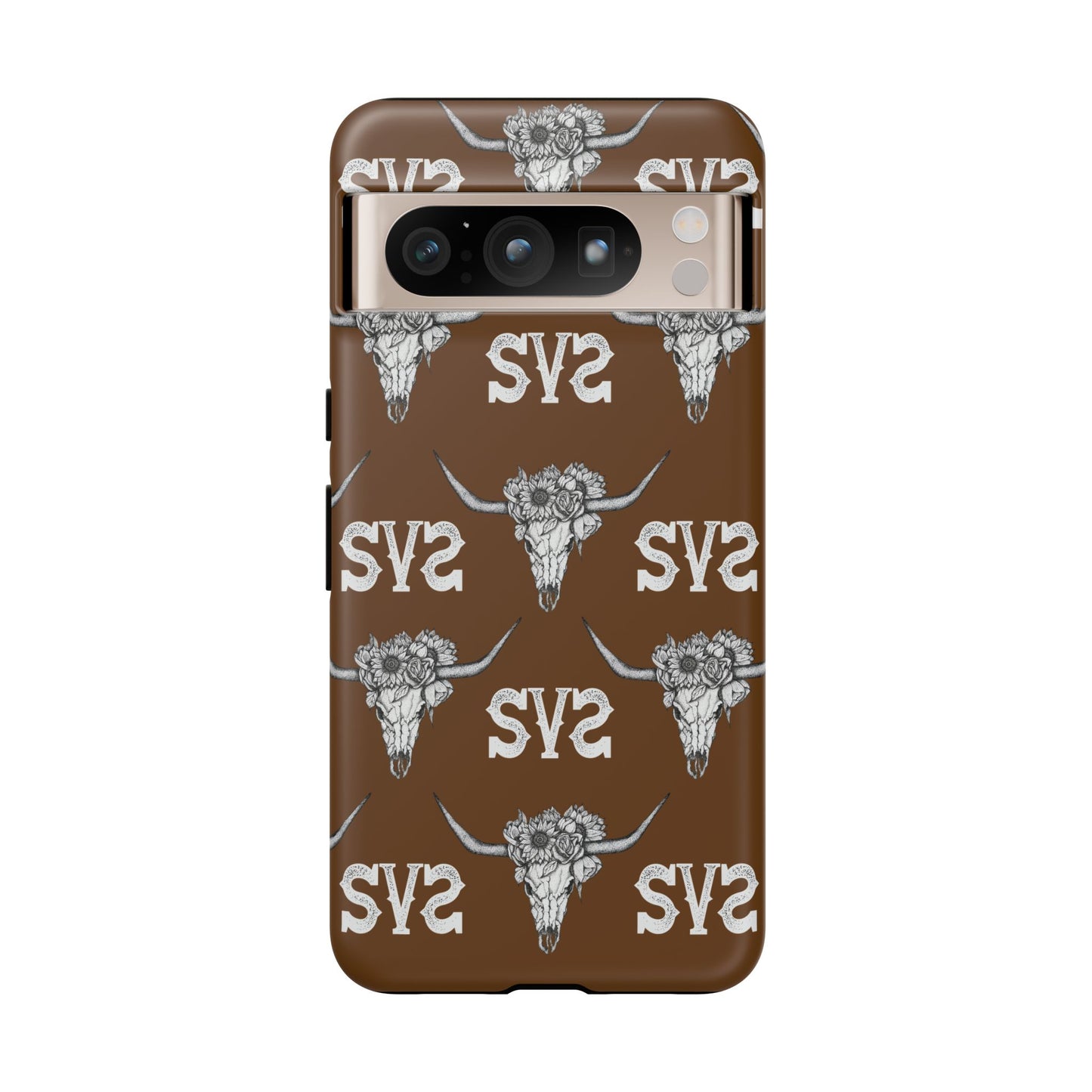 Blooms & Bone | Brown Phone Case