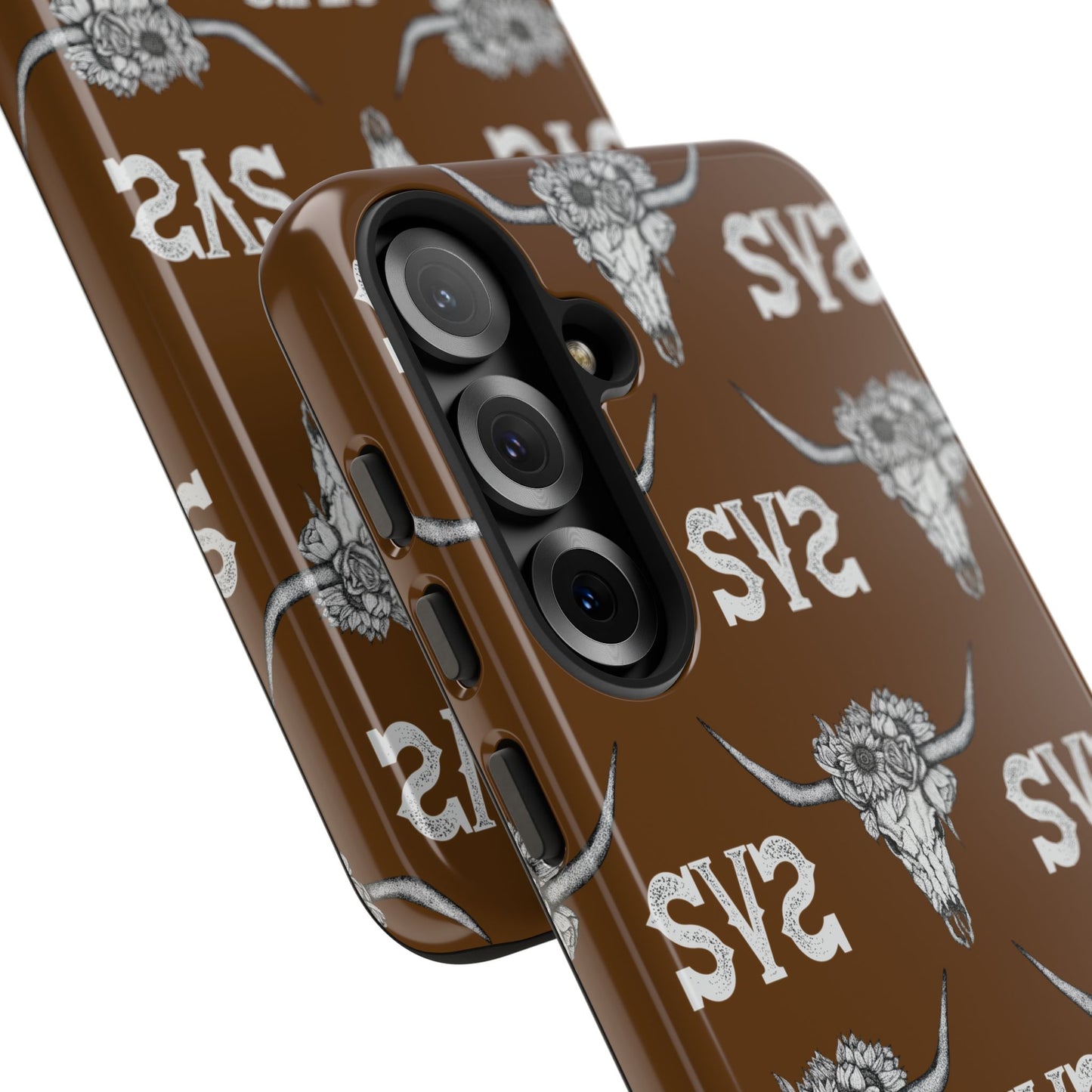 Blooms & Bone | Brown Phone Case