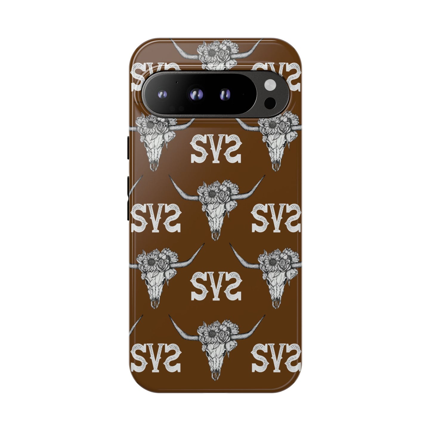 Blooms & Bone | Brown Phone Case