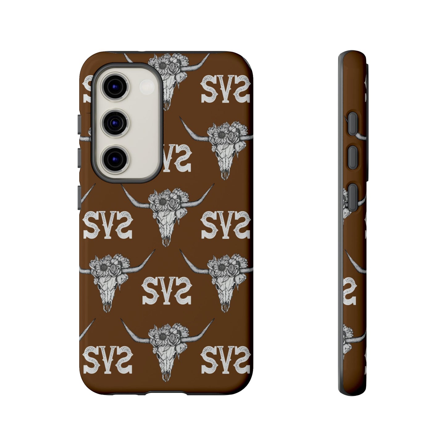 Blooms & Bone | Brown Phone Case