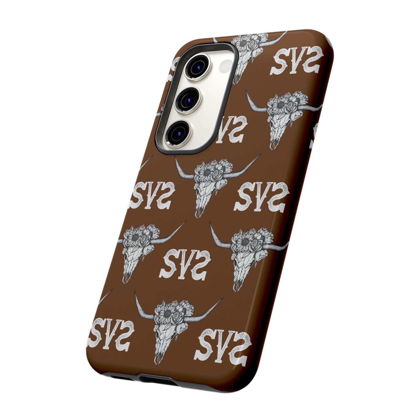Blooms & Bone | Brown Phone Case