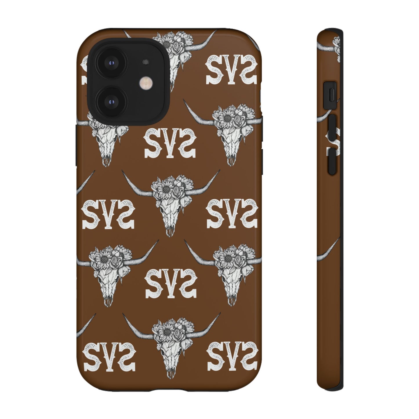 Blooms & Bone | Brown Phone Case
