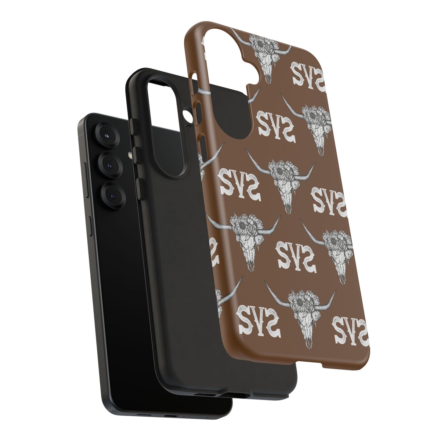 Blooms & Bone | Brown Phone Case