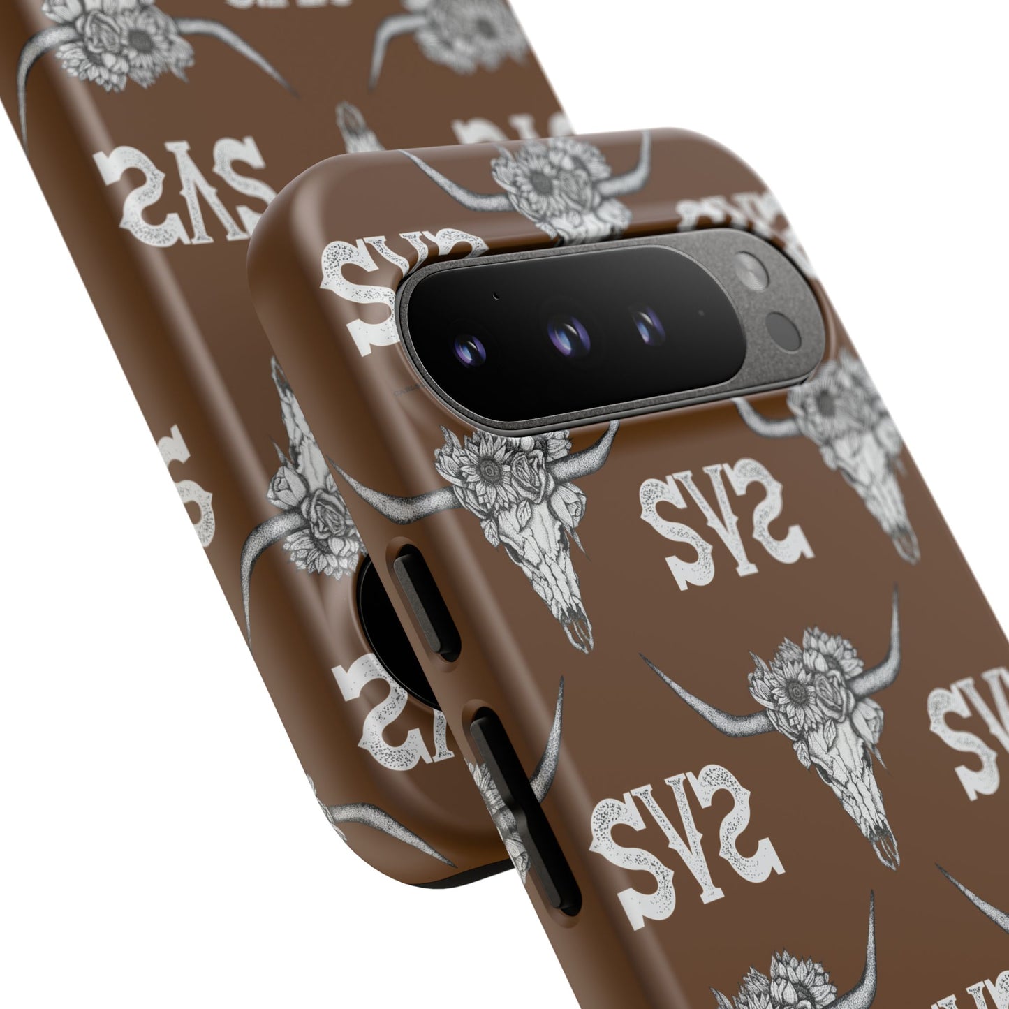 Blooms & Bone | Brown Phone Case