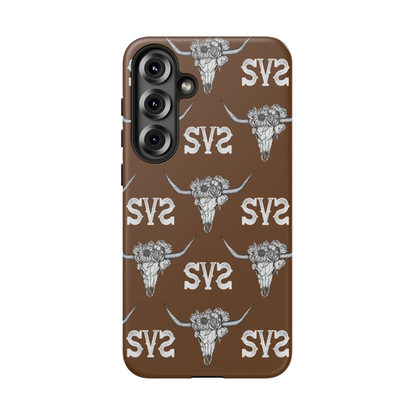 Blooms & Bone | Brown Phone Case