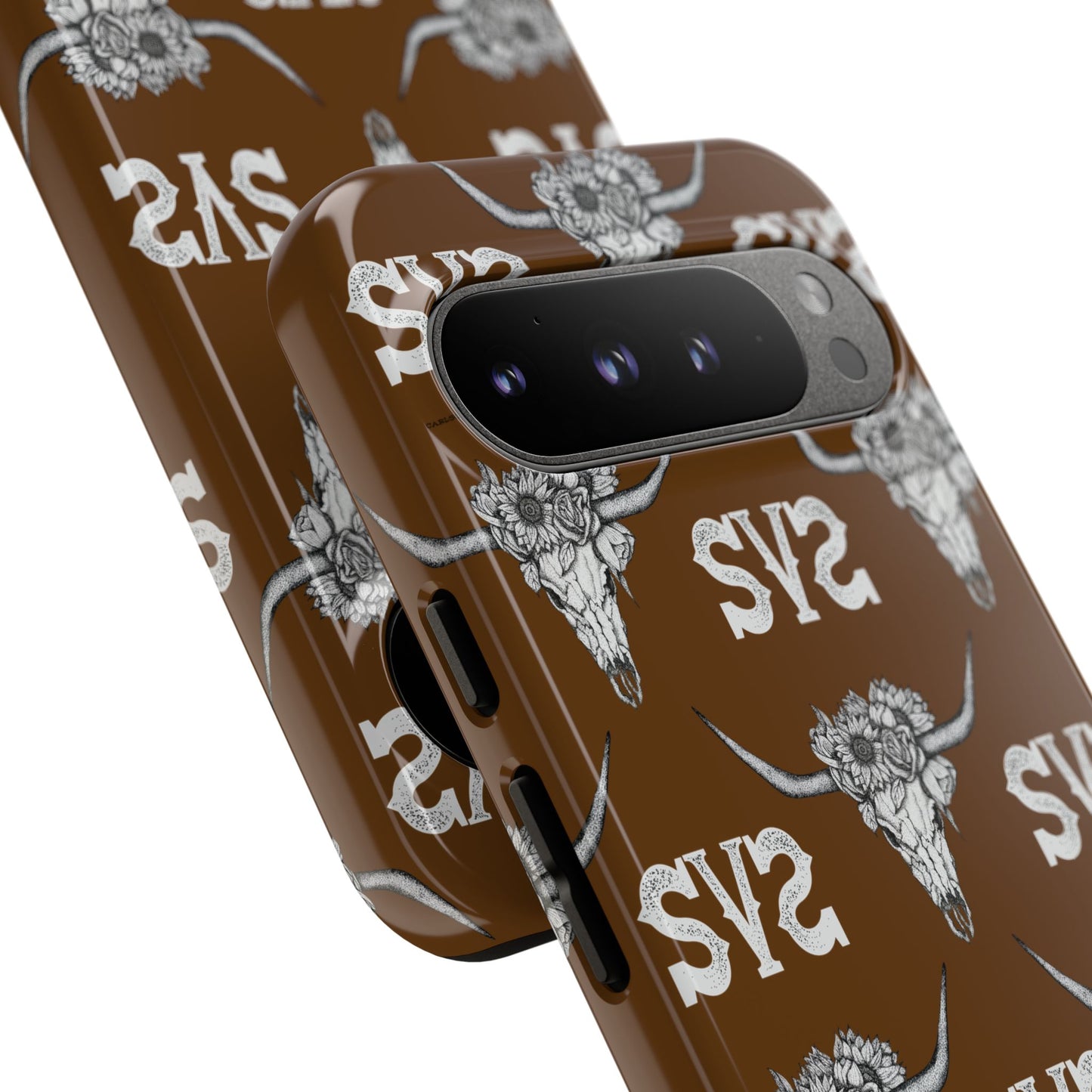 Blooms & Bone | Brown Phone Case