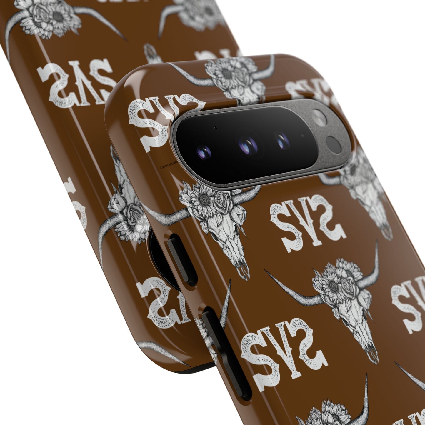Blooms & Bone | Brown Phone Case