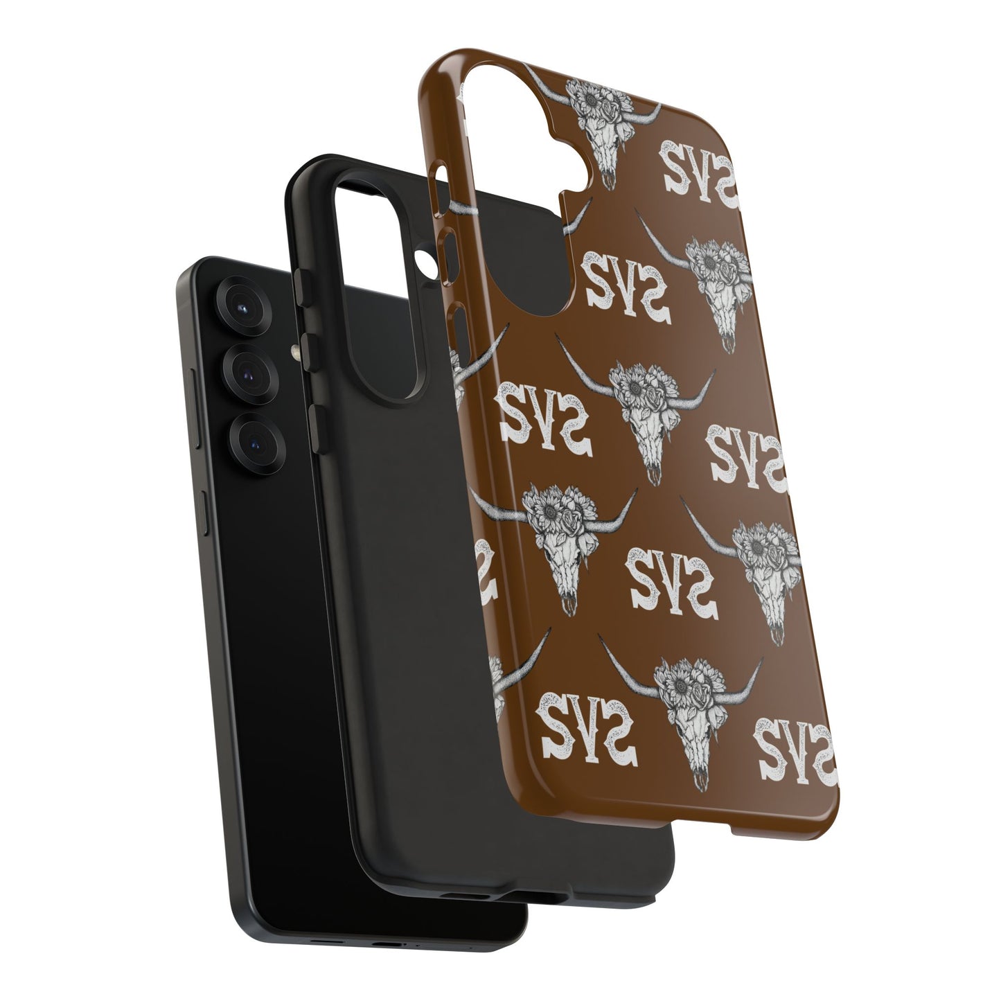 Blooms & Bone | Brown Phone Case
