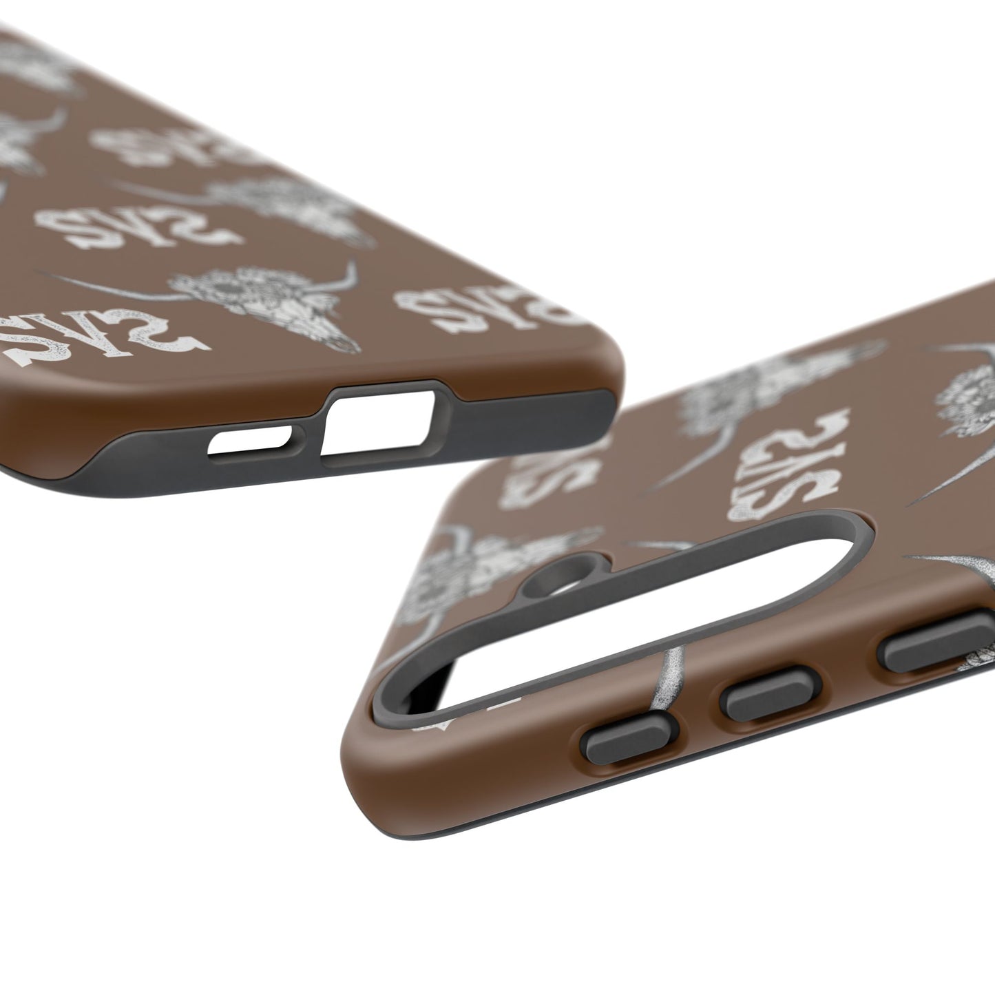 Blooms & Bone | Brown Phone Case