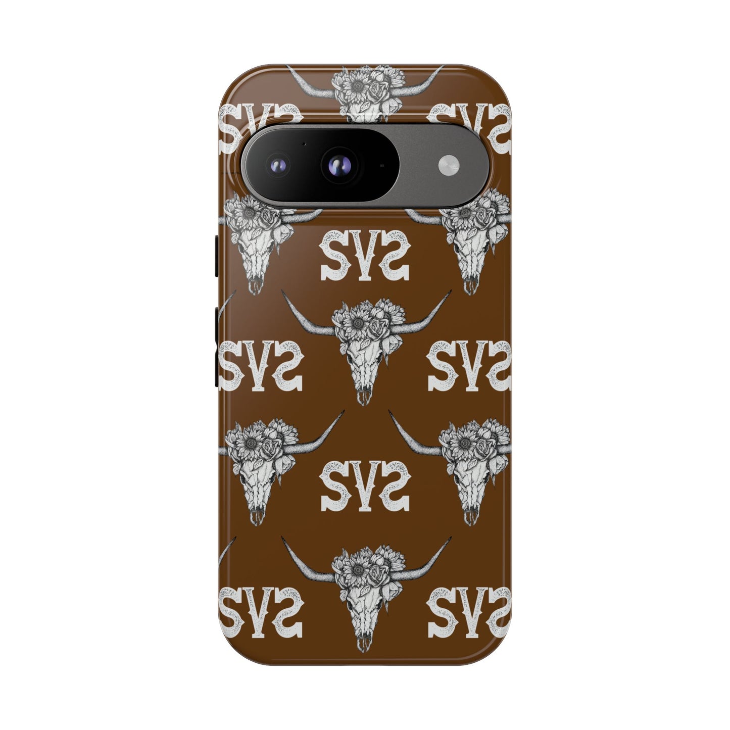 Blooms & Bone | Brown Phone Case
