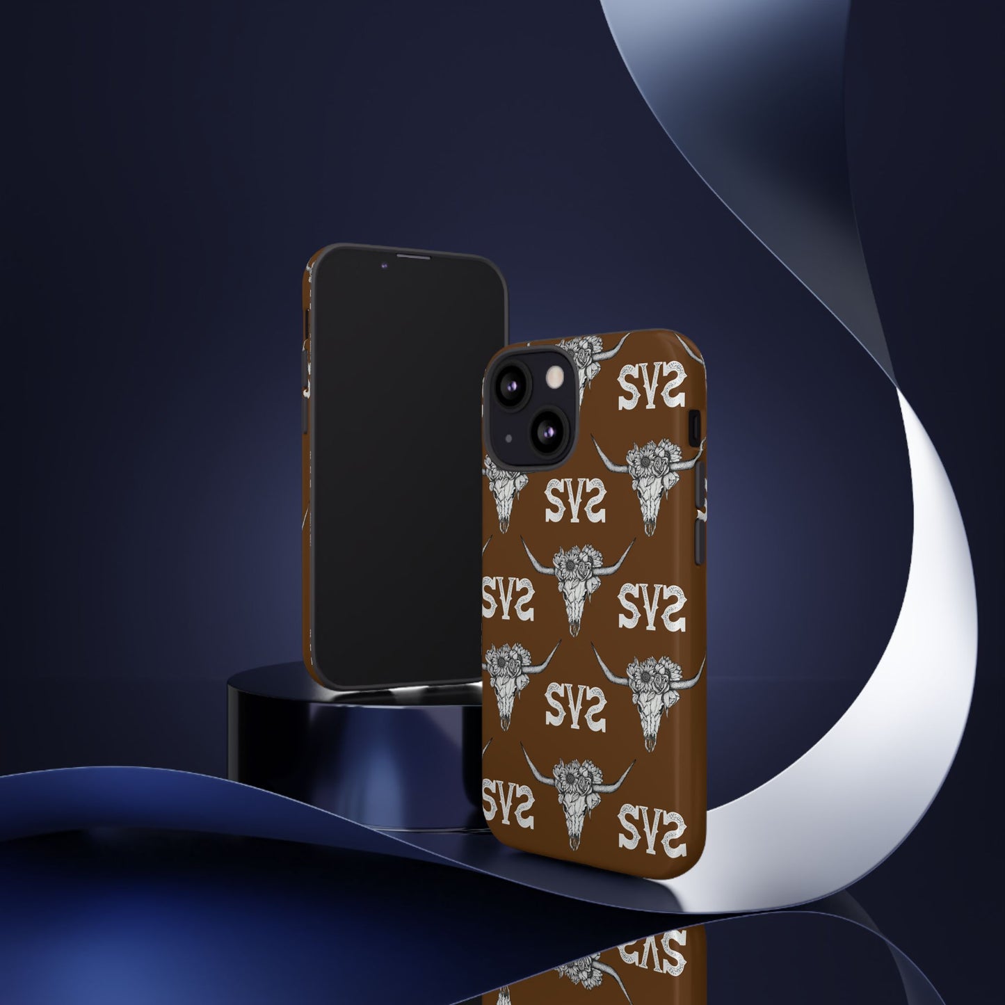 Blooms & Bone | Brown Phone Case