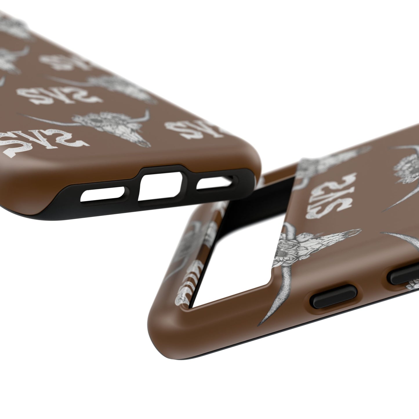 Blooms & Bone | Brown Phone Case