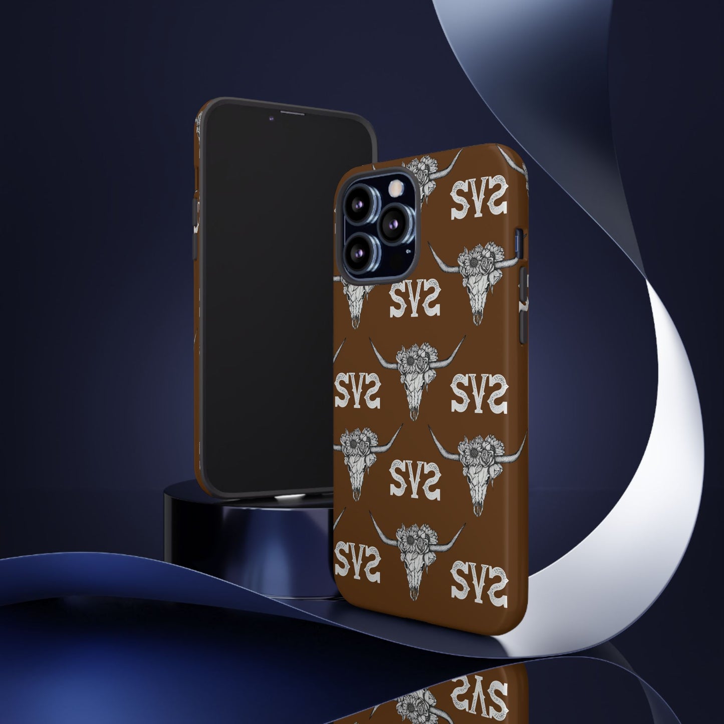 Blooms & Bone | Brown Phone Case