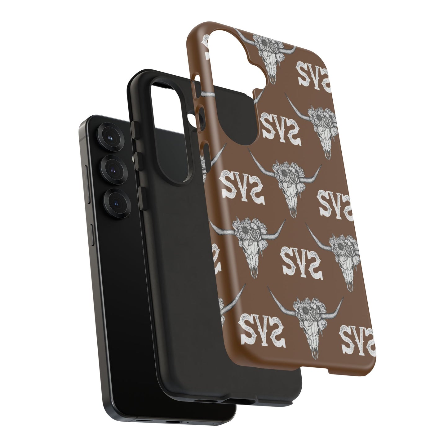 Blooms & Bone | Brown Phone Case