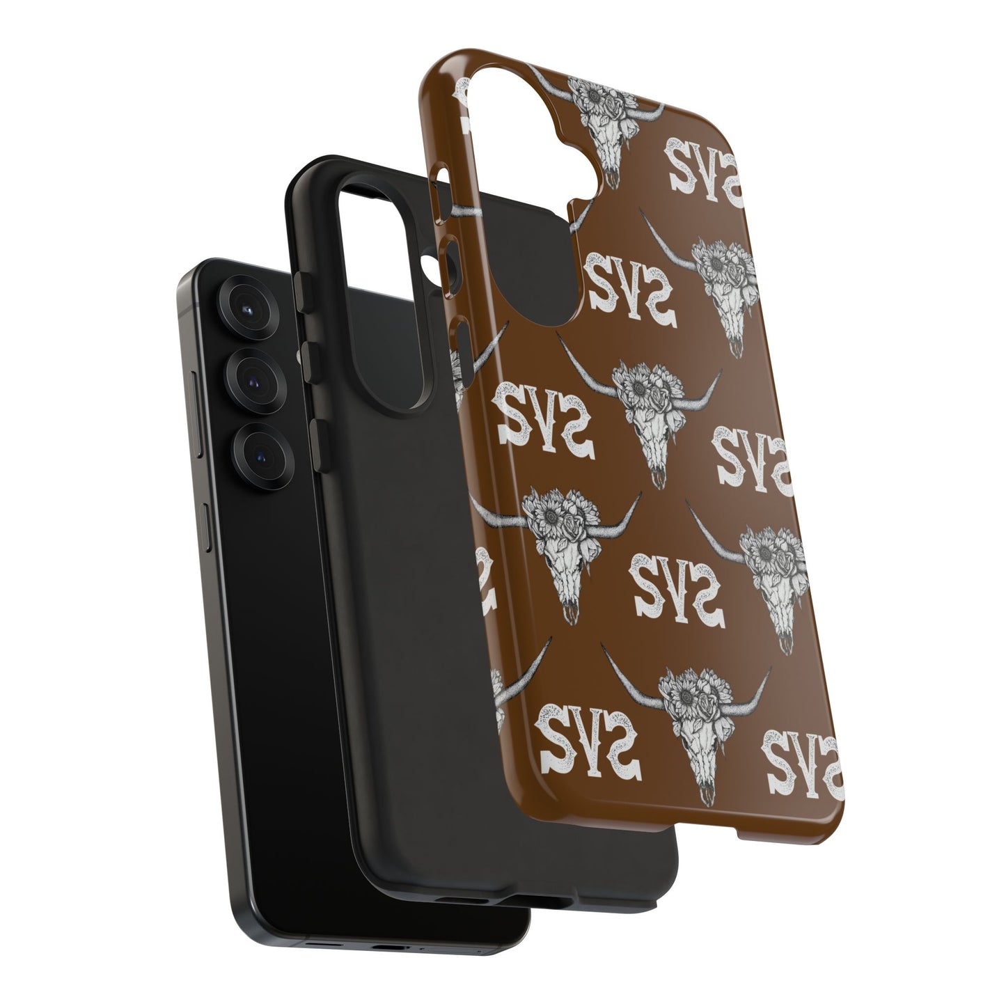 Blooms & Bone | Brown Phone Case