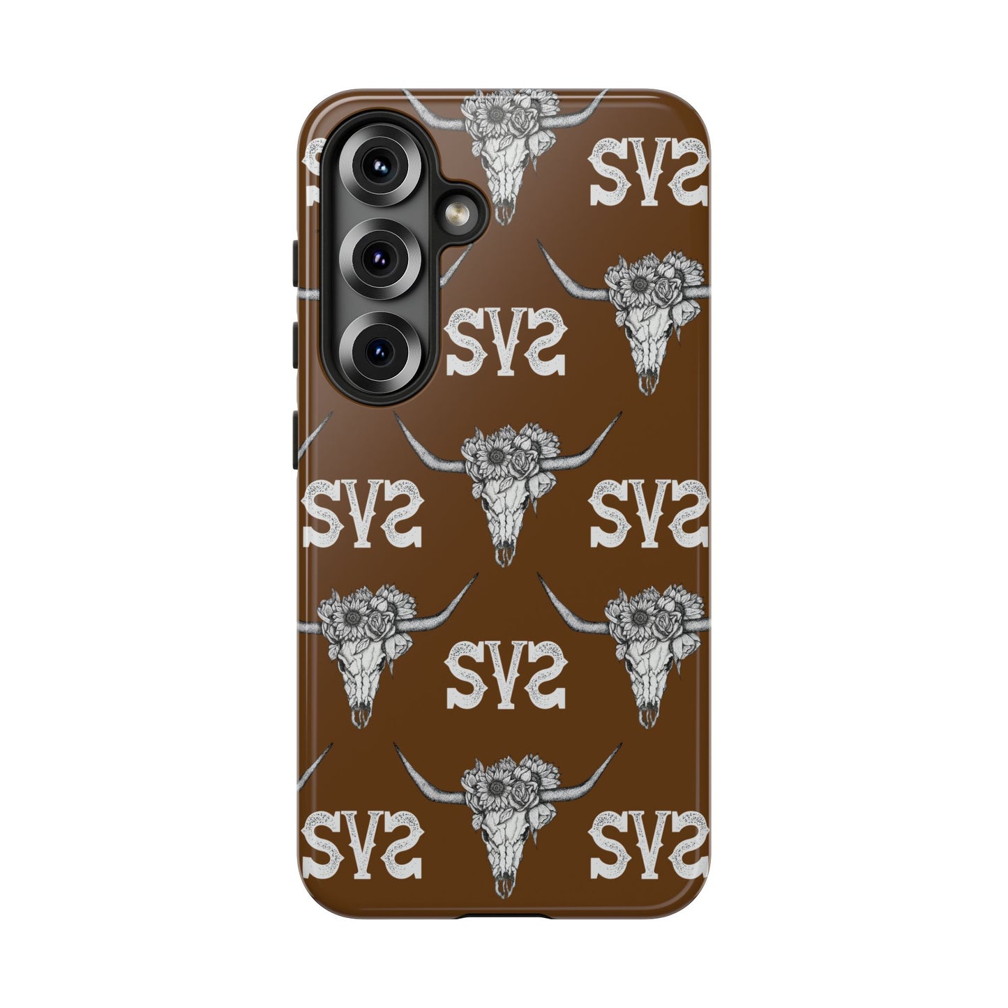 Blooms & Bone | Brown Phone Case