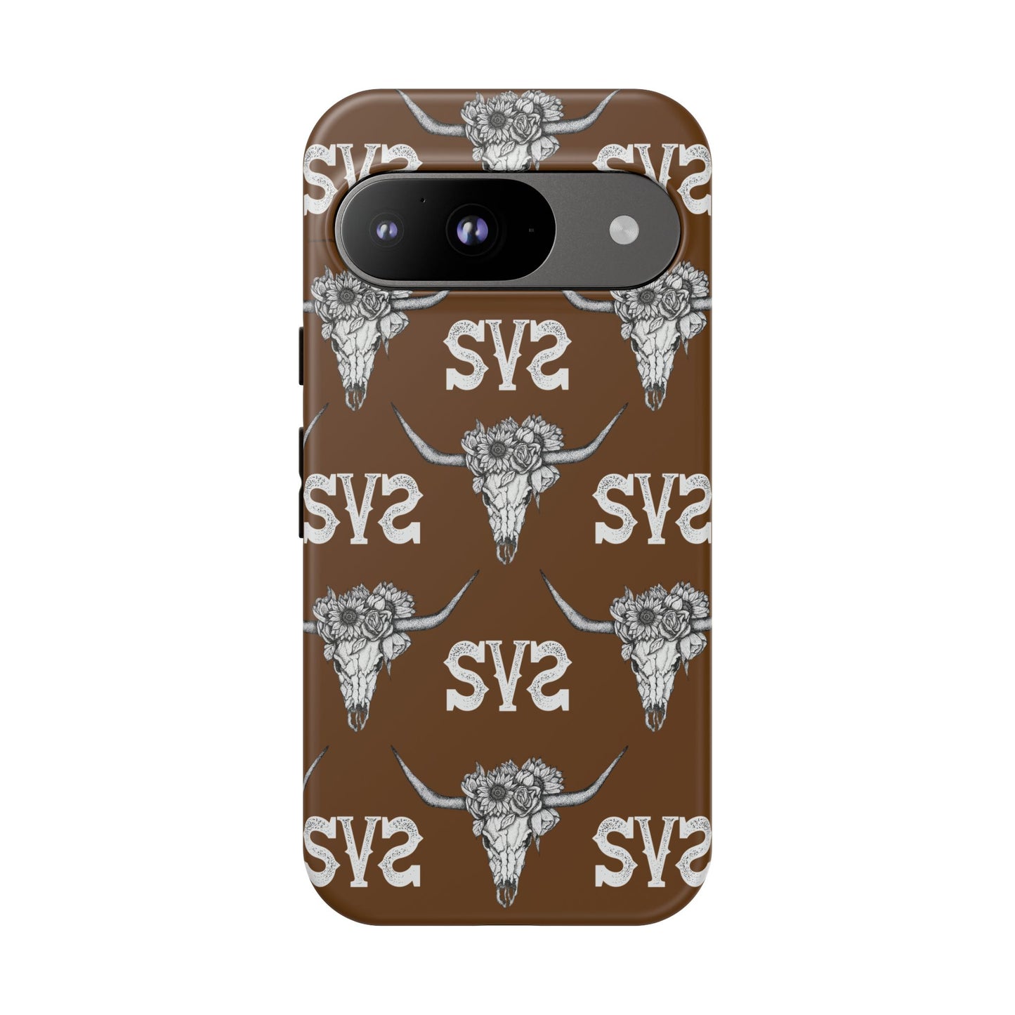 Blooms & Bone | Brown Phone Case