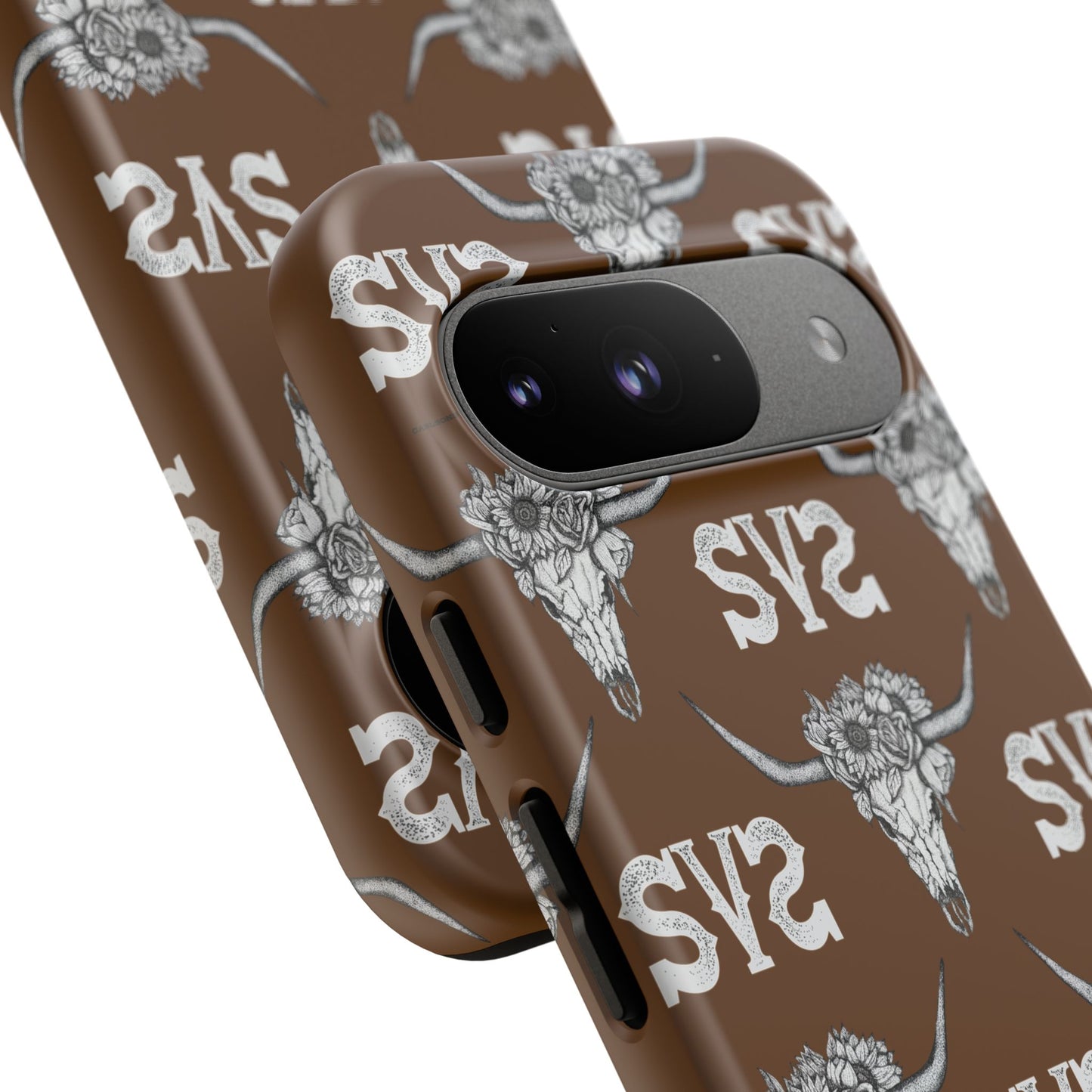 Blooms & Bone | Brown Phone Case